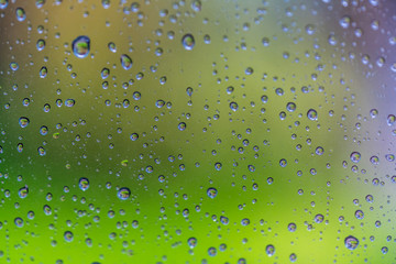Water Droplet On Glass