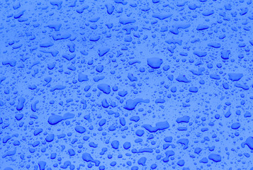 drop of water gives a harmonic structure on the metal surface