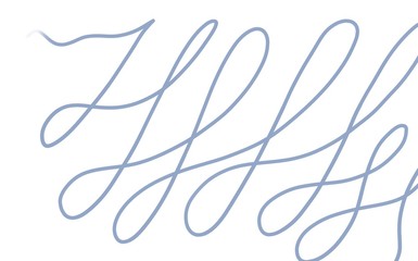 Wellen förmige überlagernde kurvige Linien Kalligrafie 