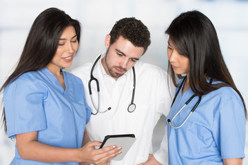 Nurses and Doctor In Hospital