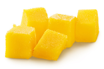 Ripe mango isolated