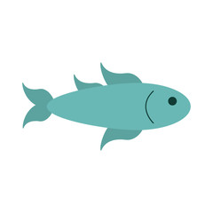 Fish seafood symbol vector illustration graphic design