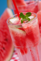 Photography of a watermelon cocktail 