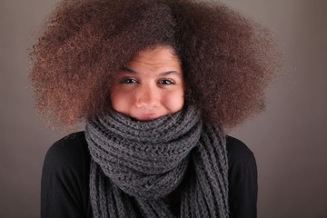 Afro woman