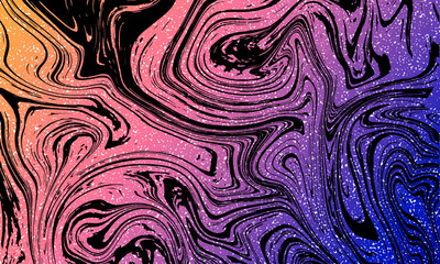 Colourful gradient marble effect.