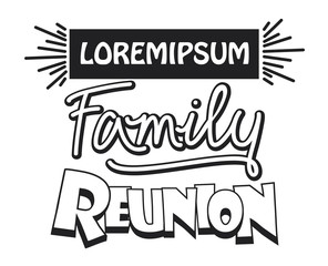Family Reunion design template
