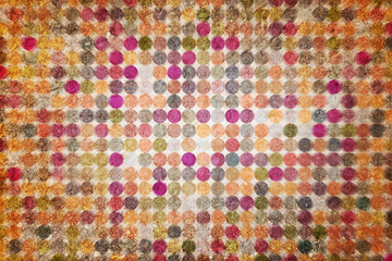 Generative multiple shapes pixel mosaic for design wallpaper, texture or background. Pattern, textured, element, dots & square.