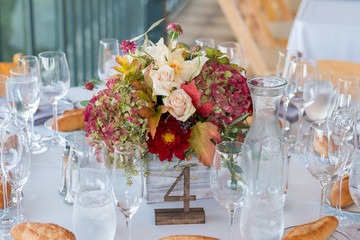 Autumn Wedding Floral Centerpiece