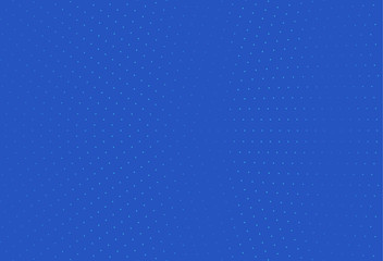 Abstract blue halftone pattern. Futuristic panel. Grunge dotted backdrop with circles, dots, point. Vector illustration