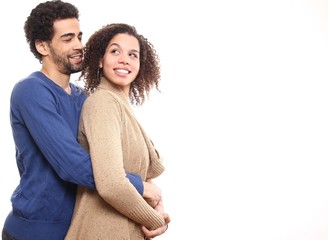 Afro love couple