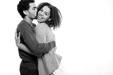 Afro love couple