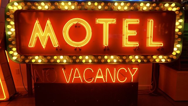 neon light up motel vacancy sign old signs for advertising