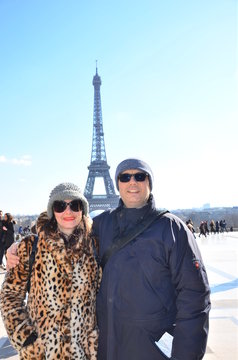 Paar in Paris