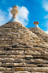 Fototapeta na wymiar Roof Of Trulli Houses - Alberobello, Apulia, Italy