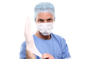 Caucasian healthcare man