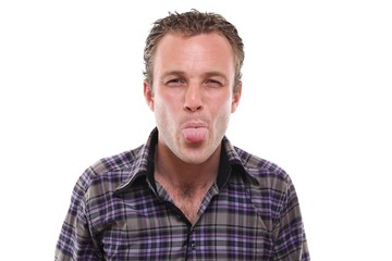 Obraz premium Caucasian man