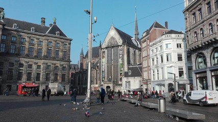 Fototapeta na wymiar amsterdam streets