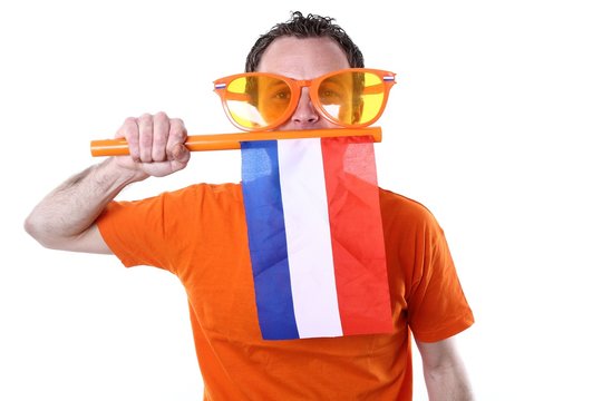 Dutch soccer supporter