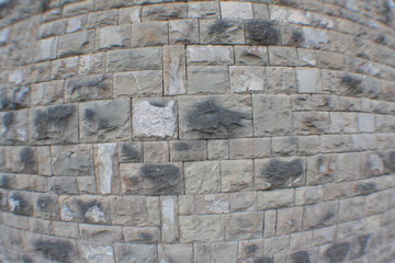 closeup of an old brick wall
