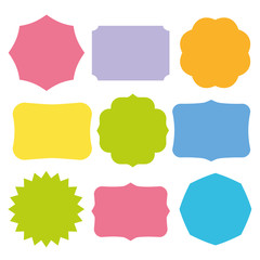 Vector set of decorative frames