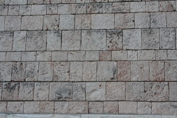 Old rough stone wall