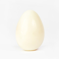 Boiled quail eggs isolated on white background