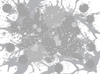 Artistic paint splashes