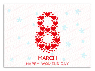 8 March Womens Day 8 march from hearts