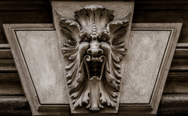Mask of stone