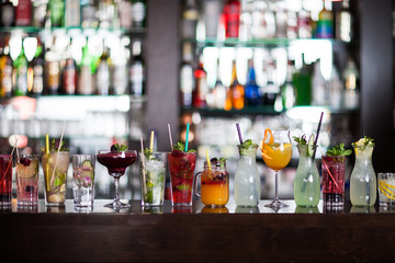Variety of cocktails I
