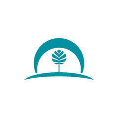 Tree logo design template, symbol for company, use this logo for your company
