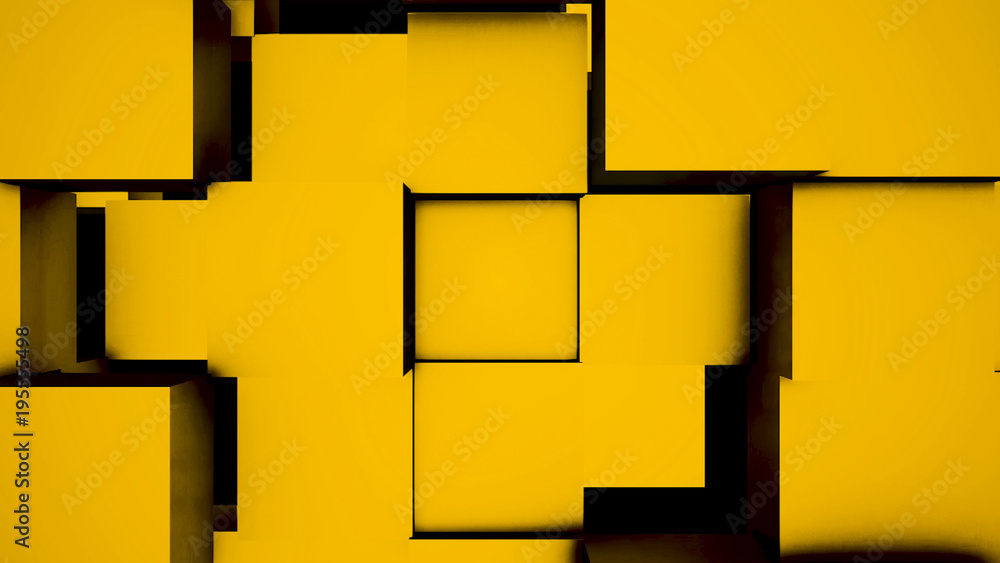 Poster abstract square geometric surface loop. polygonal shape vibrating. abstract geometrical modern backg