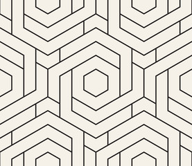 Vector seamless pattern. Modern stylish abstract texture. Repeating geometric tiles