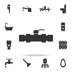 Globe valve icon. Detailed set of plumber element icons. Premium quality graphic design. One of the collection icons for websites, web design, mobile app