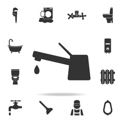 tap icon. Detailed set of plumber element icons. Premium quality graphic design. One of the collection icons for websites, web design, mobile app