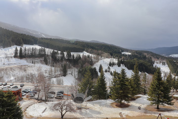 Obraz premium Auvergne-Rhône-Alpes - Isère - Versors - Villard de Lans sous un ciel gris