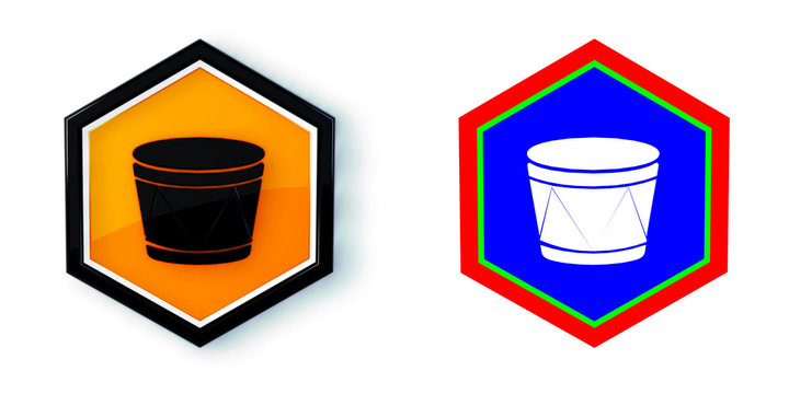 Ikona sześciobok 3D sześciokąt