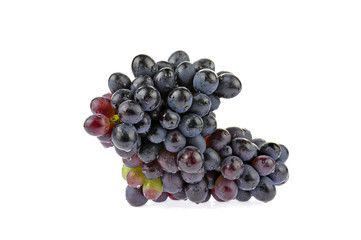Grapes in white background