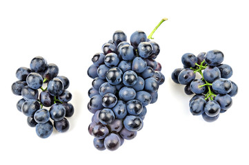 Grapes in white background