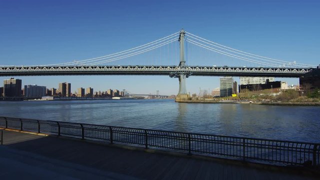 Williamsburg Bridge seen from East River Park