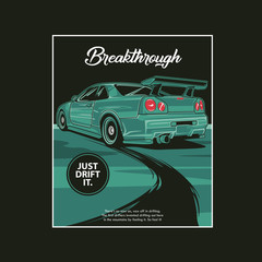 Sport Car Illustration © mhld illustration