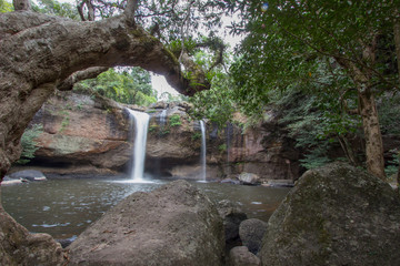 Pure nature at Haew Suwat Waterfall,Khao Yai National Park,Nakhon Ratchasima province,Thailand