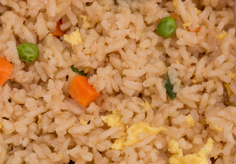 A background of Vegetable Fried Rice