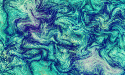 Blue  marble effect patern  abstarct nature background