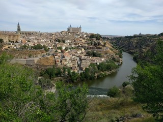 Fototapeta na wymiar Toledo, Spain and the Tagus River