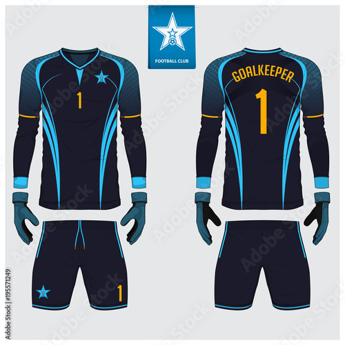 Download "Goalkeeper jersey or soccer kit, long sleeve jersey ...