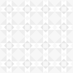 Fototapeta premium White Seamless Pattern Triangle Square