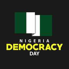 Democracy Day Nigeria Vector Template Design