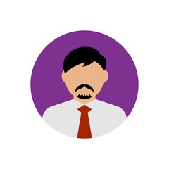 business man avatar illustration 