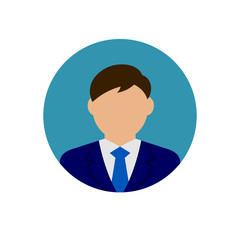 business man avatar illustration 